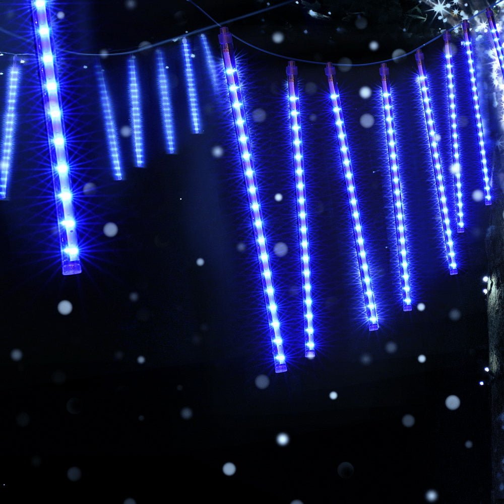 7M Christmas Lights Shower Light 288 LED Icicle Falling Metor - Occasions > Christmas > Outdoor Decorations & Lights - Bedzy Australia