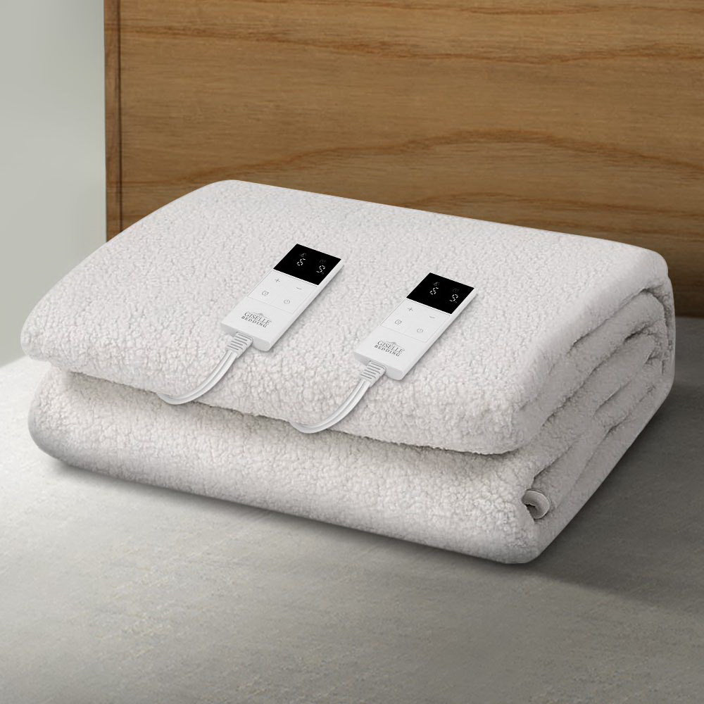 9 Setting Fully Fitted Electric Blanket - Queen - Bedzy Australia