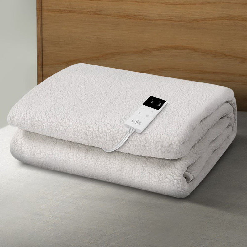 9 Setting Fully Fitted Electric Blanket - Single - Bedzy Australia