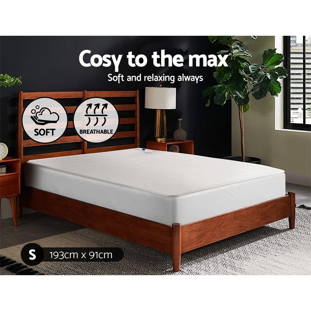 9 Setting Fully Fitted Electric Blanket - Single - Bedzy Australia