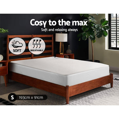 9 Setting Fully Fitted Electric Blanket - Single - Bedzy Australia