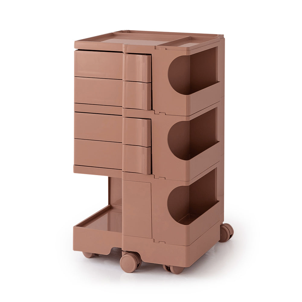 5 Tier Bedside Table Organizer Pink