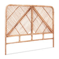 Bed Headboard Queen Bedhead Rattan - FRED Pine