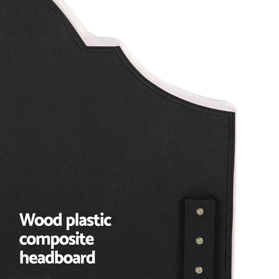 Bed Head Headboard King Velvet IRIS Beige