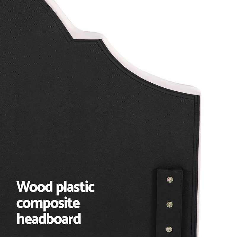 Bed Head Headboard King Velvet IRIS Beige-5