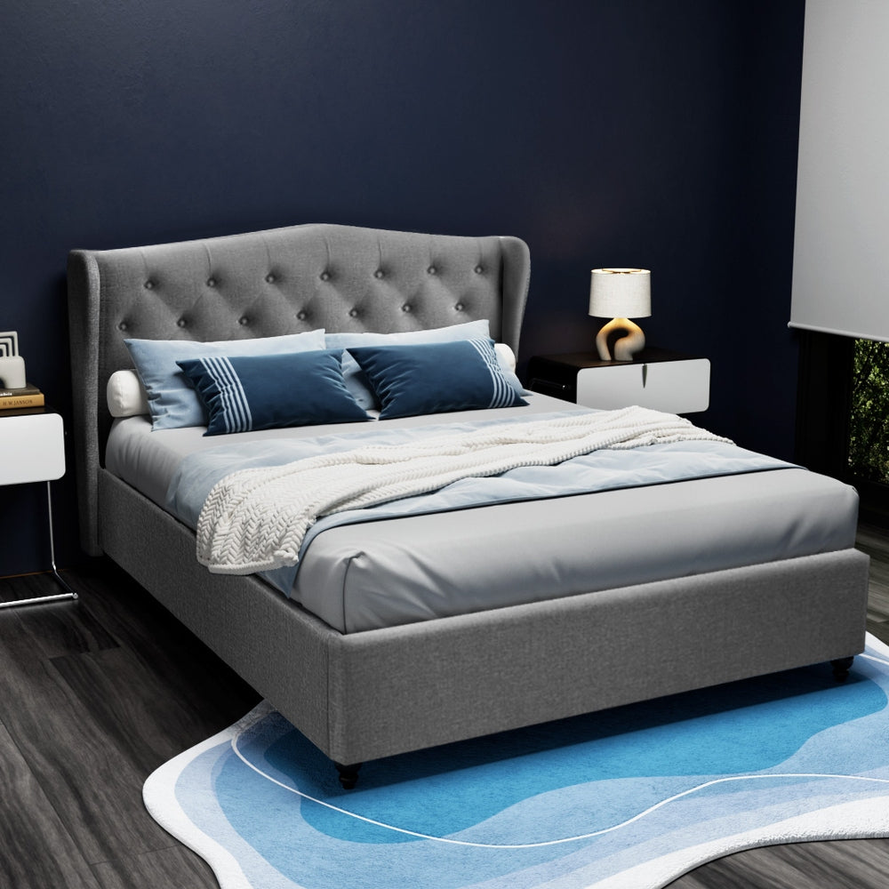 Altona Double Bed Frame Grey