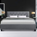 Hyams Double Bed Frame Grey