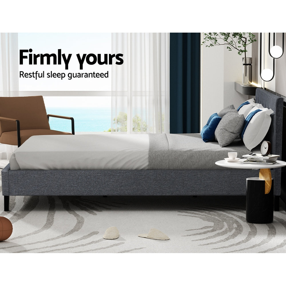 Hyams Queen Bed Frame Grey
