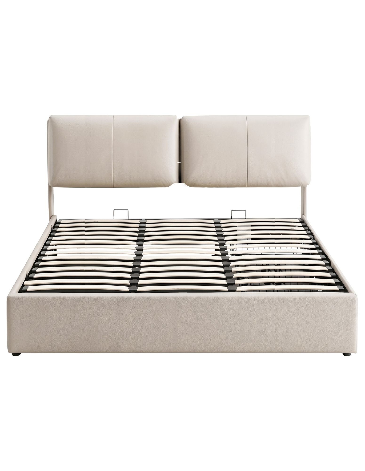King Bed Frame Gas Lift Storage 3 Drawers Adjustable Headboard Platform Base