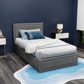 Bronte Storage King Single Bed Frame Grey