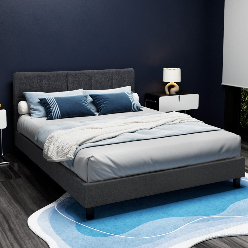 Bondi Double Bed Frame Charcoal