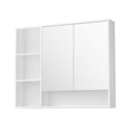 Bathroom Mirror Cabinet 100CM Vanity Medicine Wall Mounted Storage White