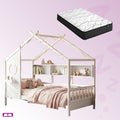 Single Package | Maison Kids Montessori House Bed & Glay Bonnell Spring Mattress (Medium Firm)