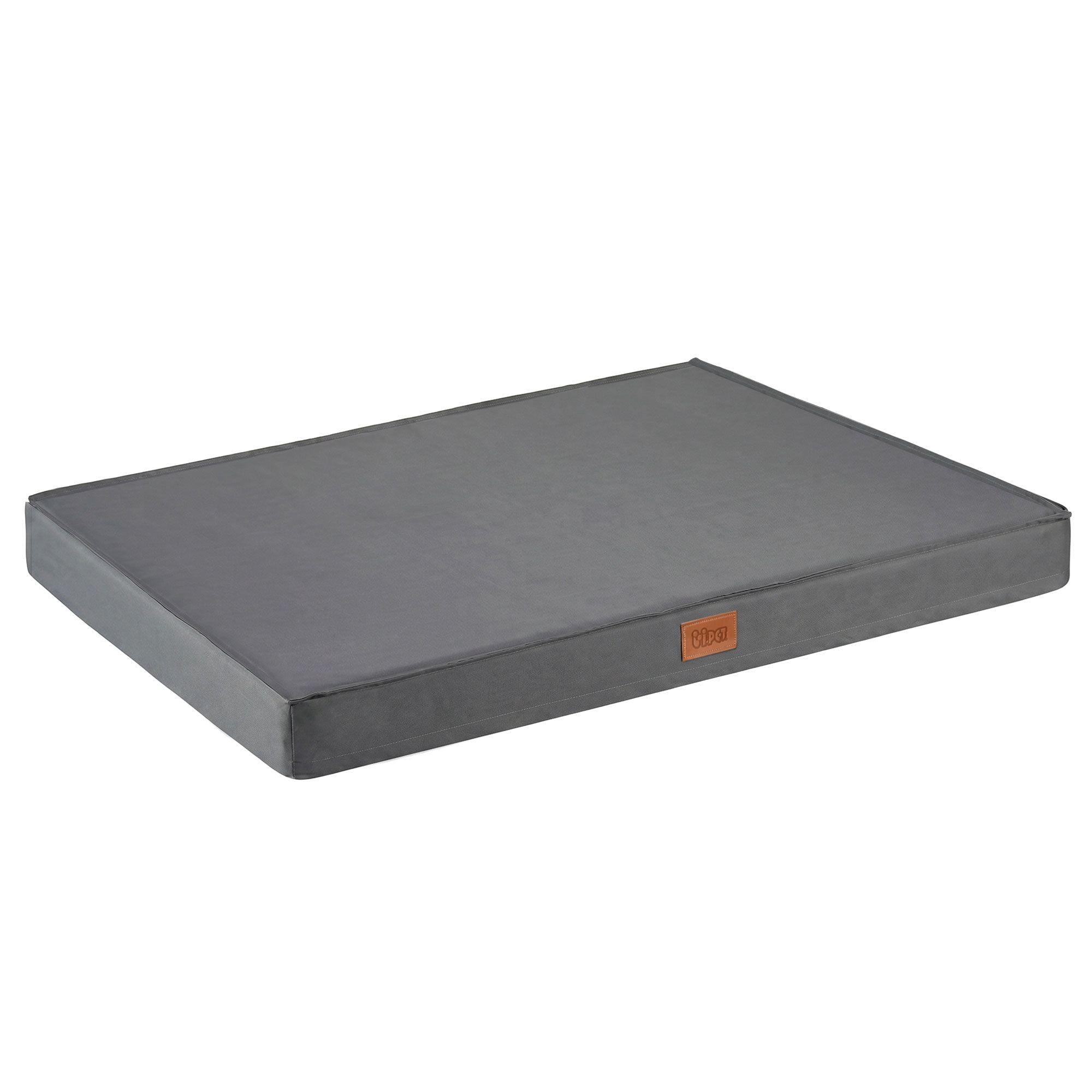 Dog Bed XL Water-resistant Egg Crate Foam Orthopedic Pet Mat Grey