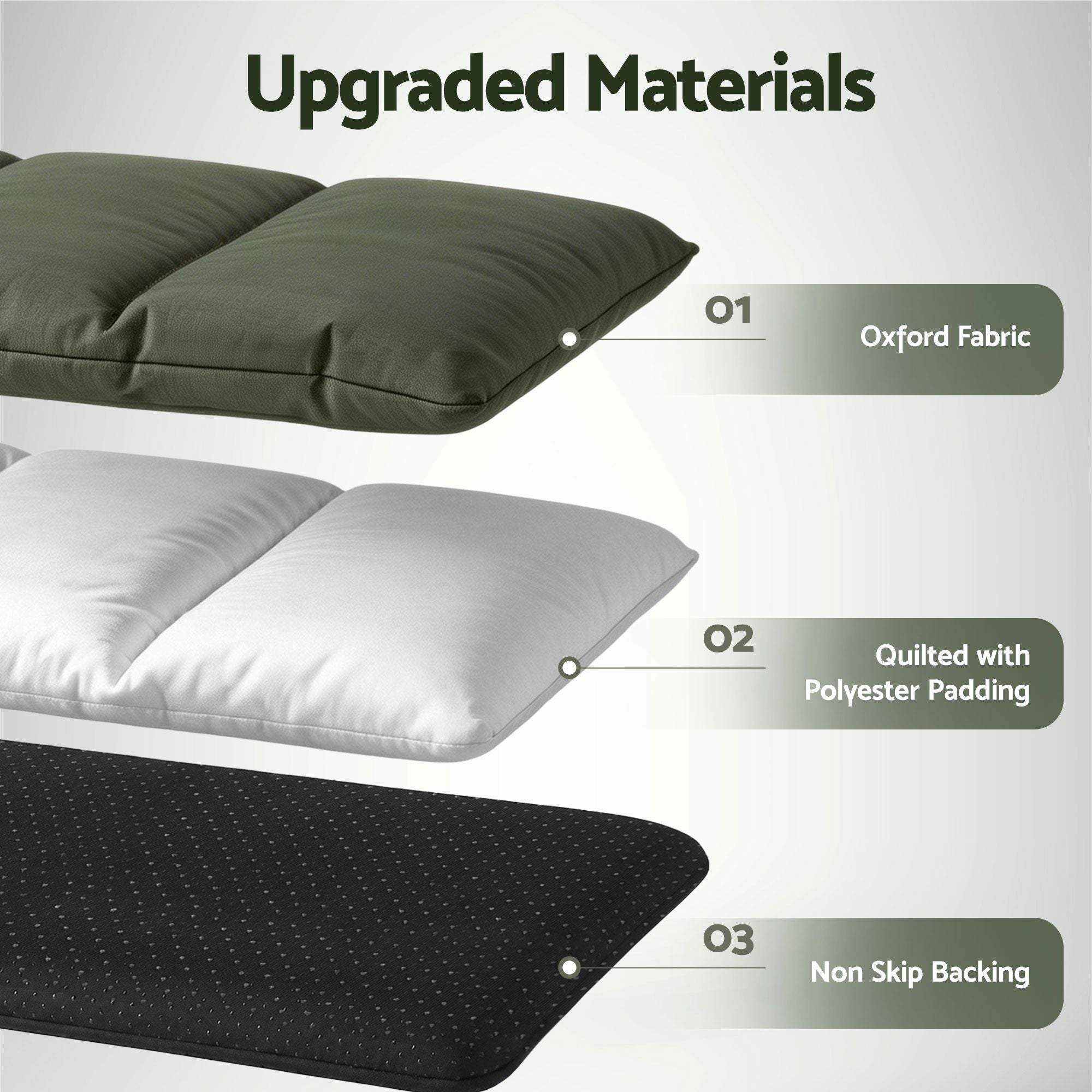 Outdoor Dog Bed Large Water-resistant Washable Foldable Travel Dog Mat Green