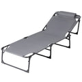 Sun Lounger Folding Lounge Beach Chair Patio Outdoor Furniture