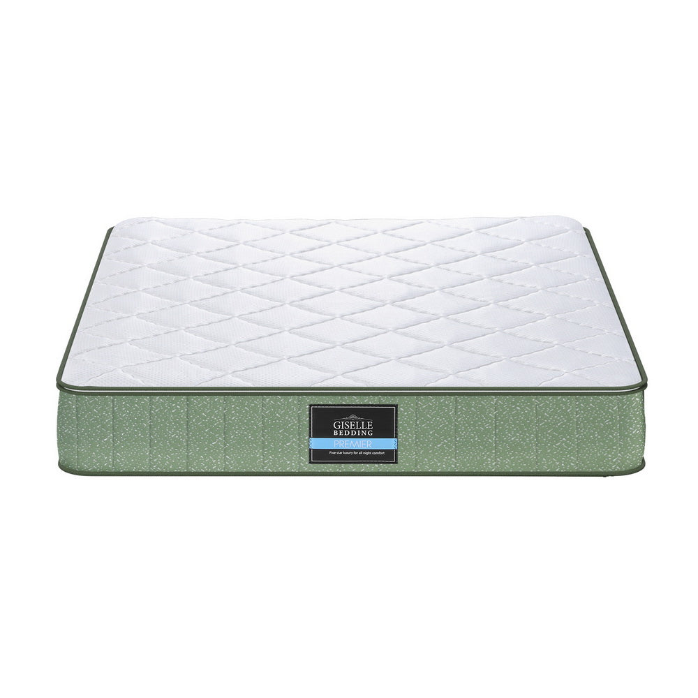 25cm Memory Foam Mattress Dual Layer Zipper Cover Cool Charcoal Foam Mattresses Queen