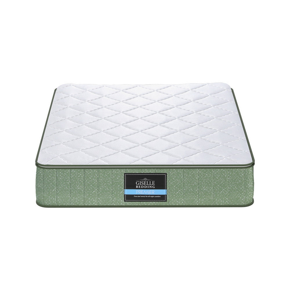 25cm Memory Foam Mattress Dual Layer Zipper Cover Cool Charcoal Foam Mattresses Single
