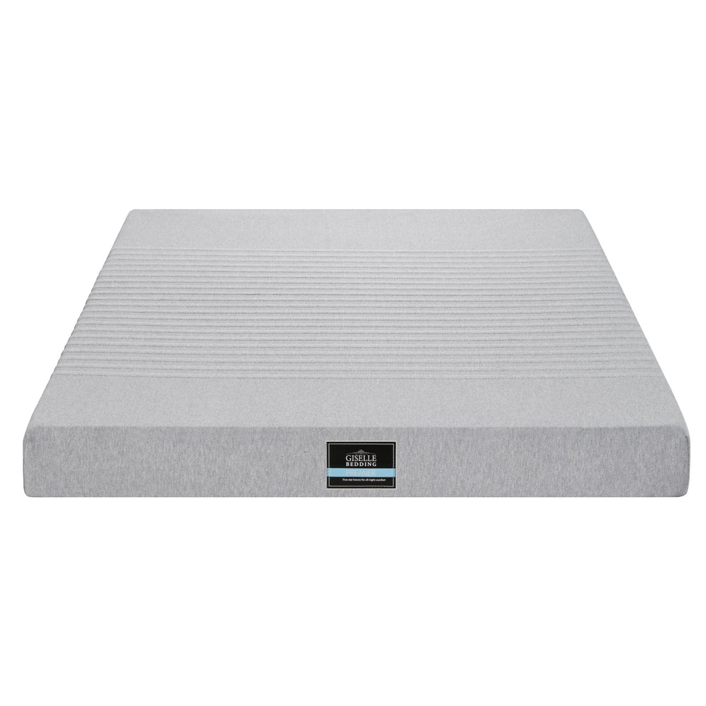 Cool Gel Memory Foam Mattress Charcoal 7-Zone Washable Bamboo Cover 15cm Double