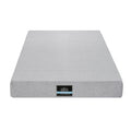 Cool Gel Memory Foam Mattress Charcoal 7-Zone Washable Bamboo Cover 15cm King Single