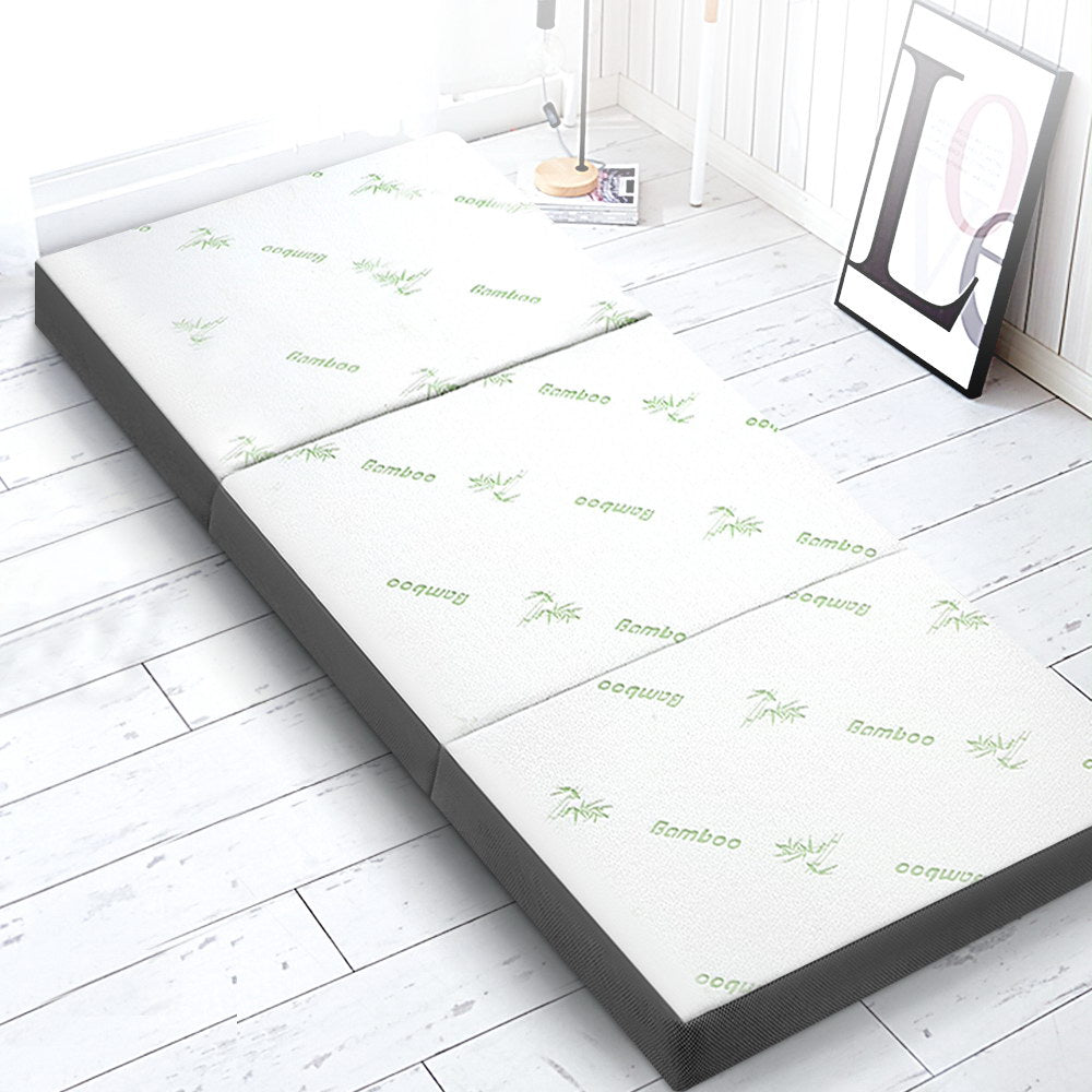 Folding Foam Portable Mattress Bamboo Fabric