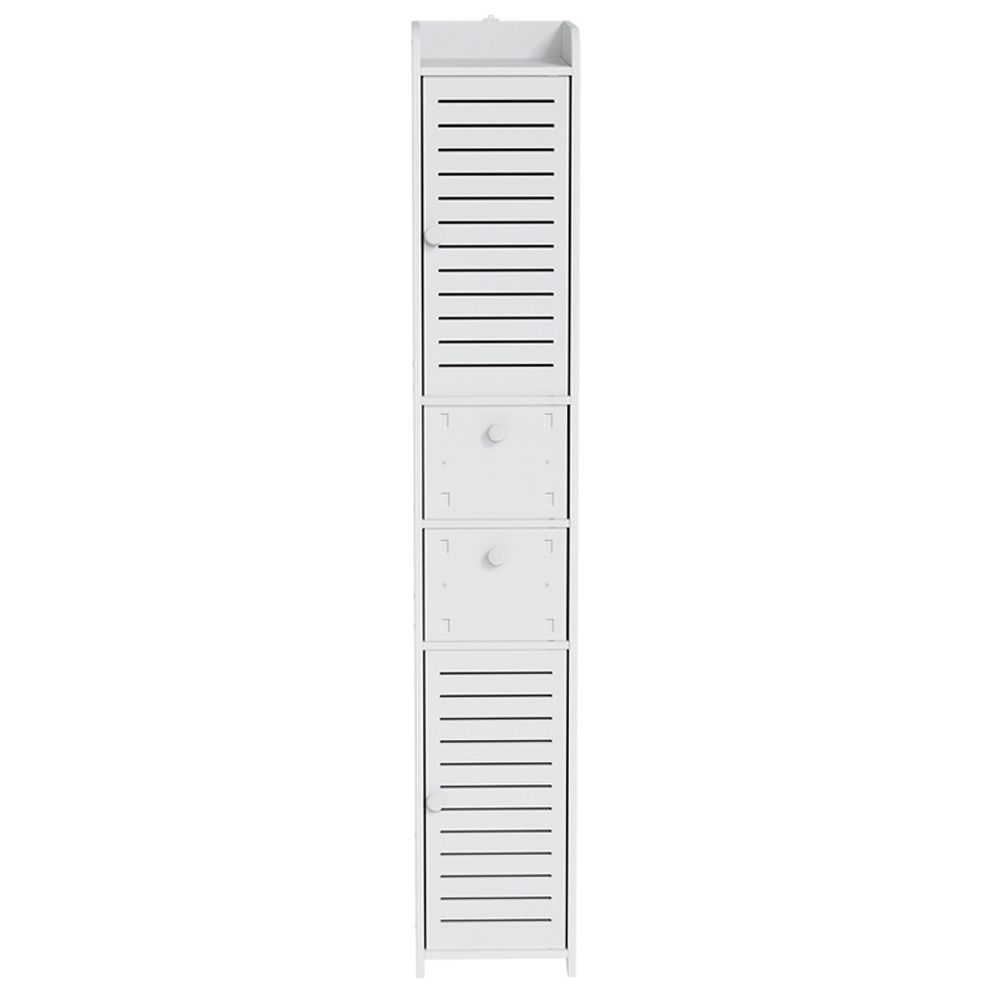 2X Bathroom Toilet Storage Cabinet Laundry Tallboy Cupboard