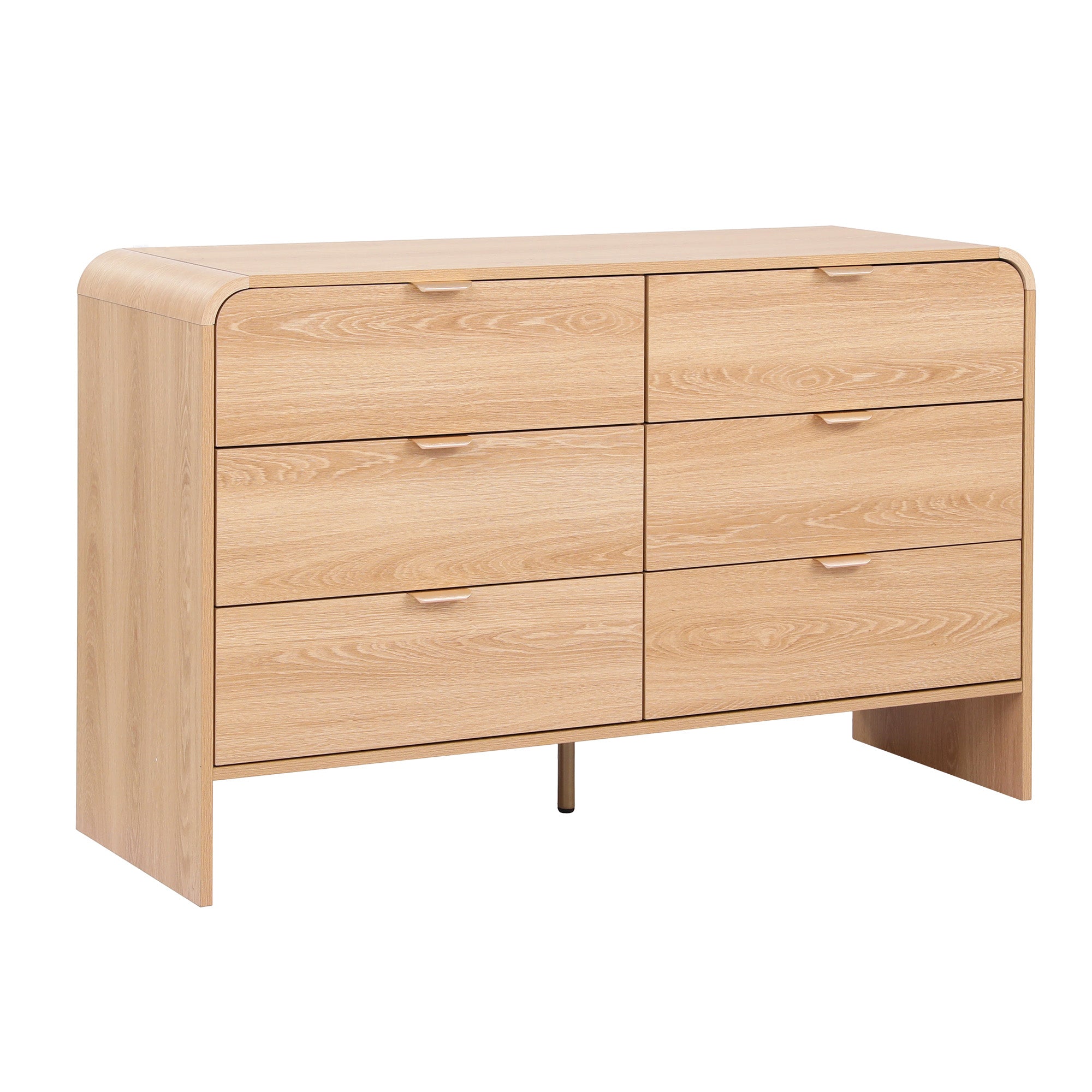 6 Drawer Chest of Drawers Dresser Cabinet - Pine