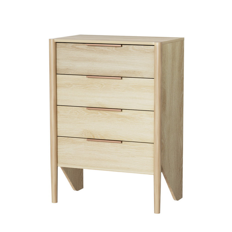 4 Chest of Drawers - INEZ Oak-2