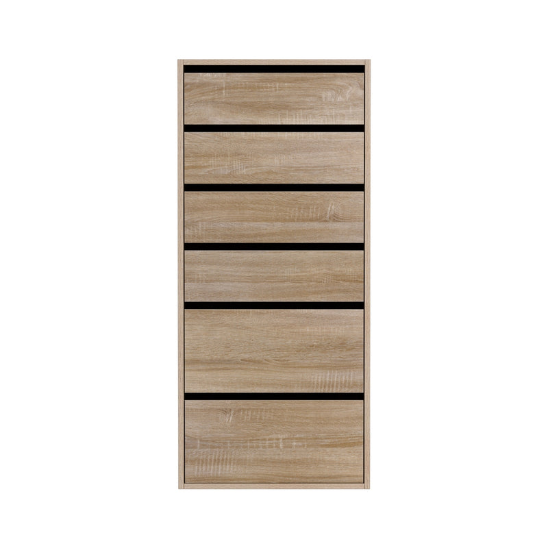 6 Chest of Drawers Dresser Tallboy Pine with six spacious drawers for bedroom storage and organization by Bedzy