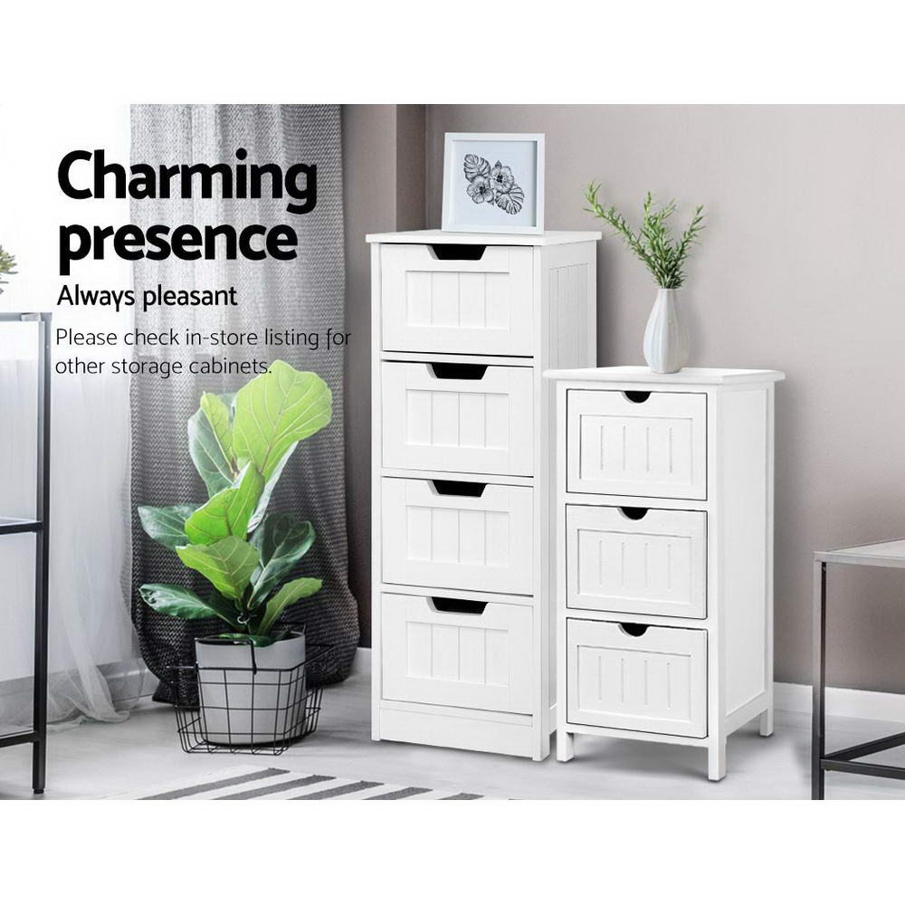 Storage Cabinet Drawers Bathroom Stand