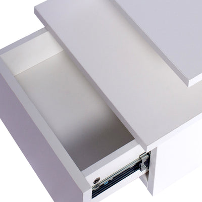 Levede 2x Bedside Tables Side Table White-1954802716639367172