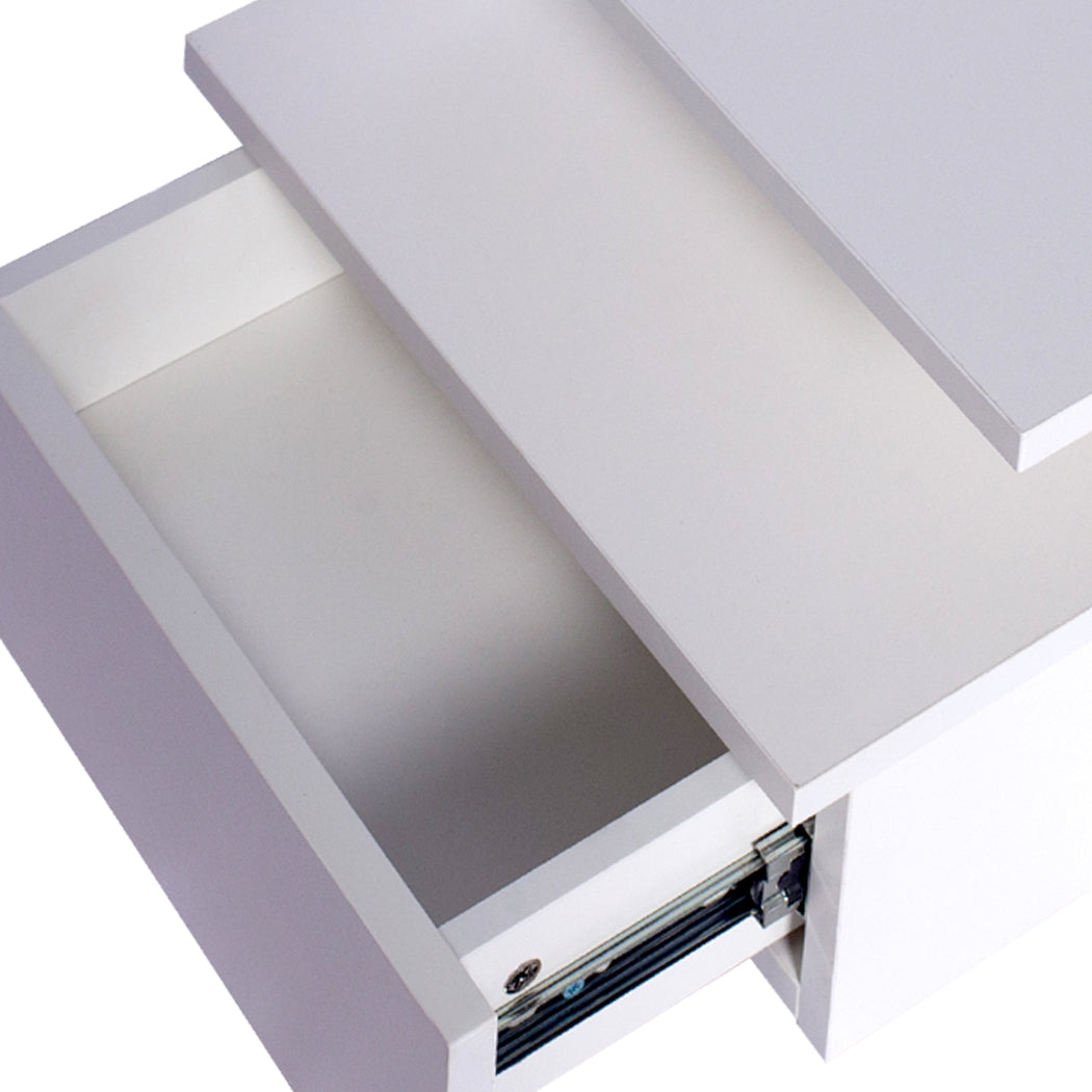 Levede 2x Bedside Tables Side Table White-1910113068977885188