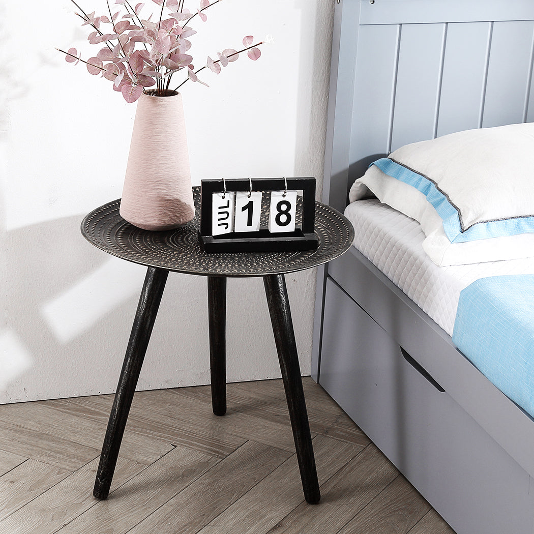 Levede Side Table Coffee Bedside End Bronze-1954802978468794374