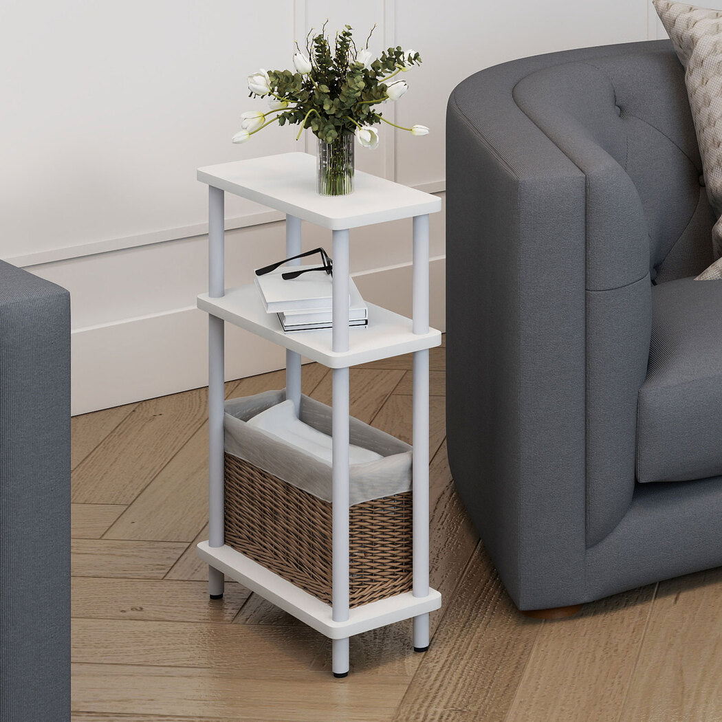 Levede Modern Side Table 3‑Tier Storage Bedside Table-2011971114158395398