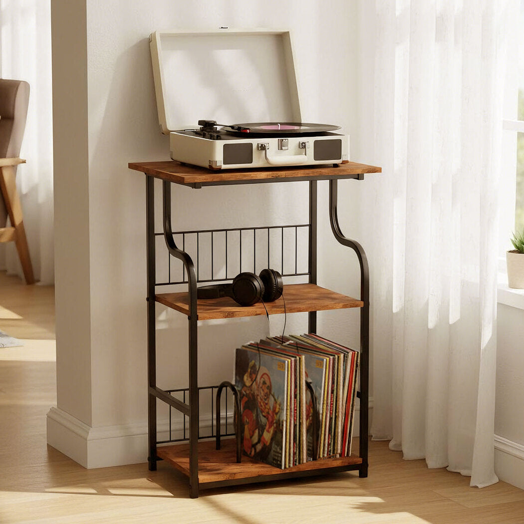 Levede Side Table 3-Tier Storage Shelf Modern Table-2011971114334556167