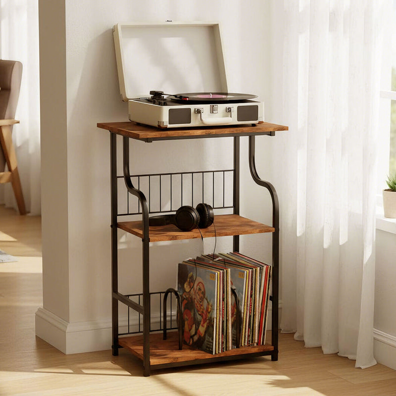 Levede Side Table 3-Tier Storage Shelf Modern Table-2011971114334556167