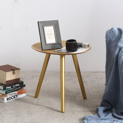 Levede Side Table Coffee Bedside End Golden-1954802978661732359