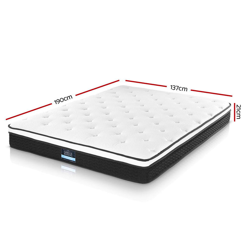 Bonita Euro Top Bonnell Spring Mattress 21cm Thick - Double-2