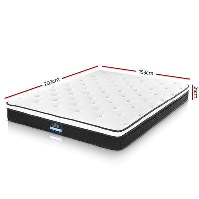 Bonita Euro Top Bonnell Spring Mattress 21cm Thick - Queen