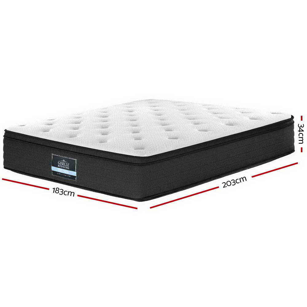 Eve Euro Top Pocket Spring Mattress 34cm Thick - King