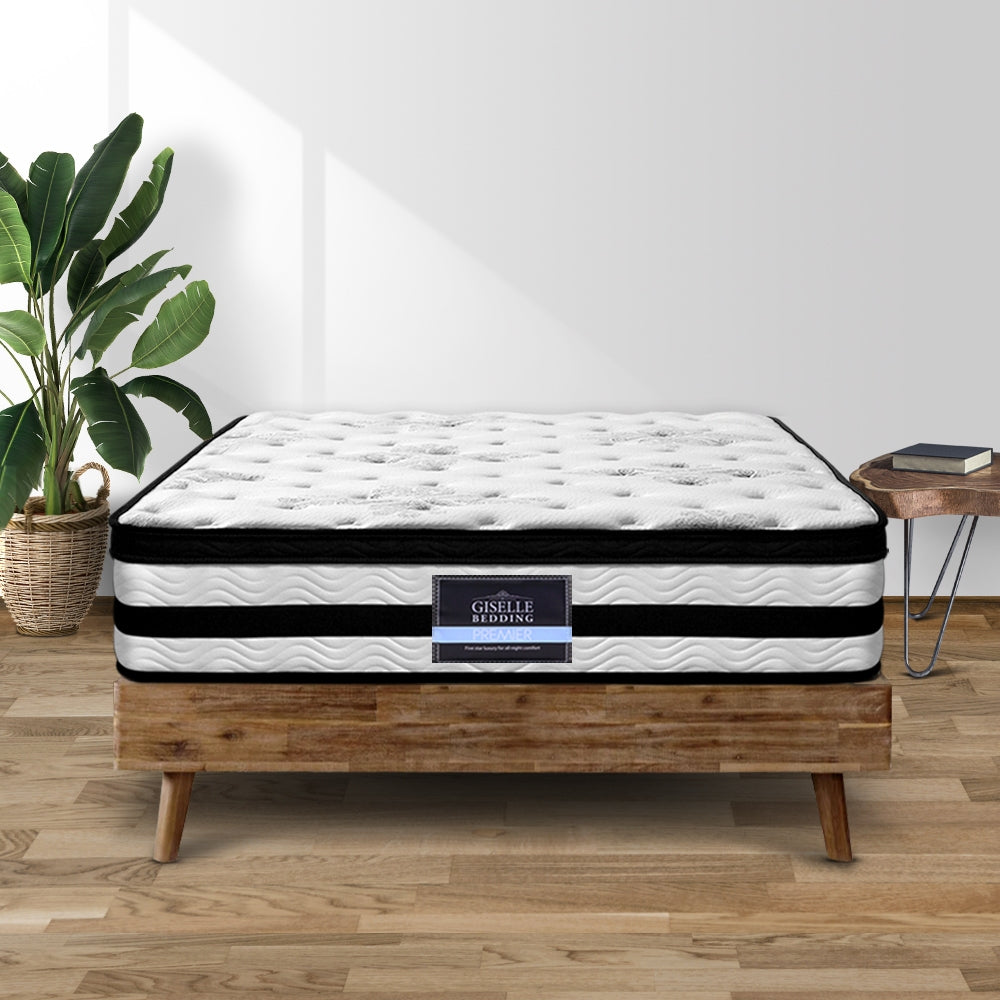 Algarve Euro Top Pocket Spring Mattress 34cm Thick - King Single