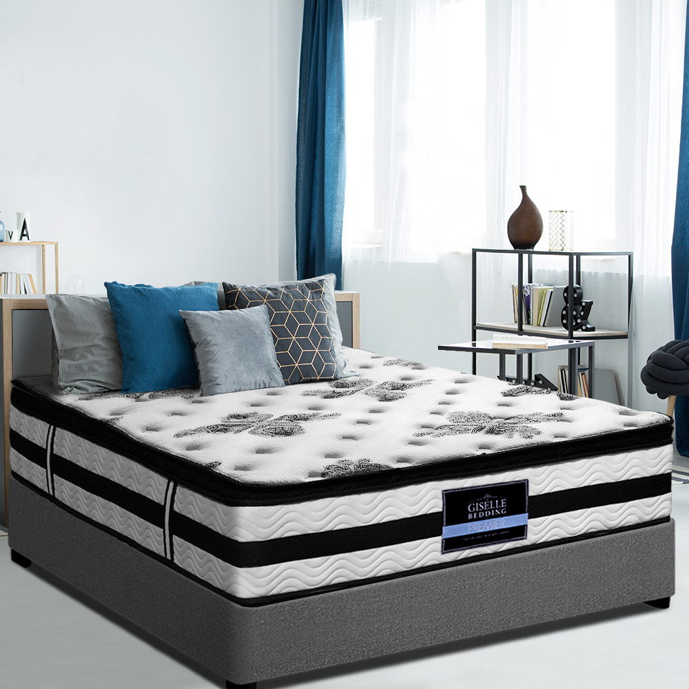 Algarve Euro Top Pocket Spring Mattress 34cm Thick - King Single