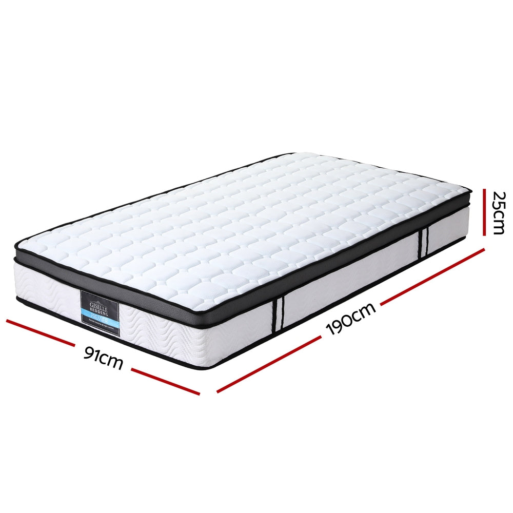 Sorrento Cool Gel Memory Foam Mattress 25cm Thick - Single