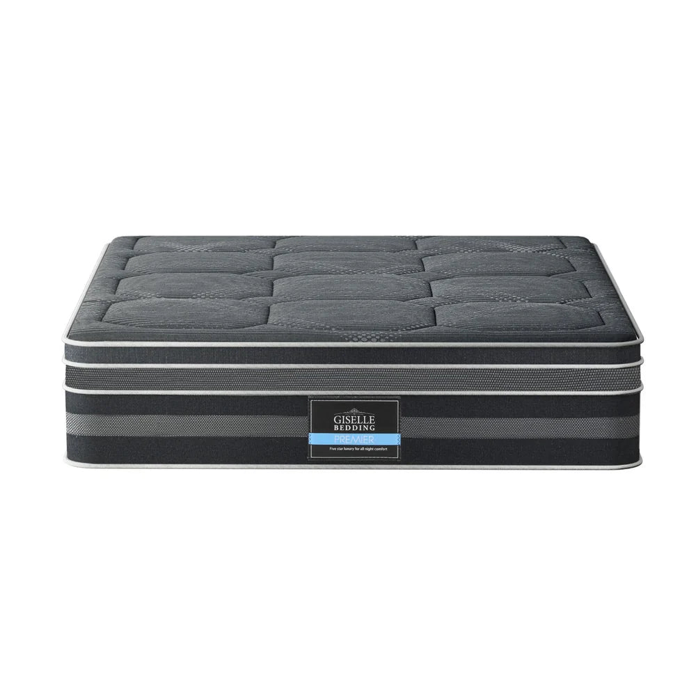 Double Comfort Package | Platinum Series Dual Euro Top Mattress (Medium Firm), Deluxe Pillowtop Topper, 2 Deluxe & 2 Cooling Pillows