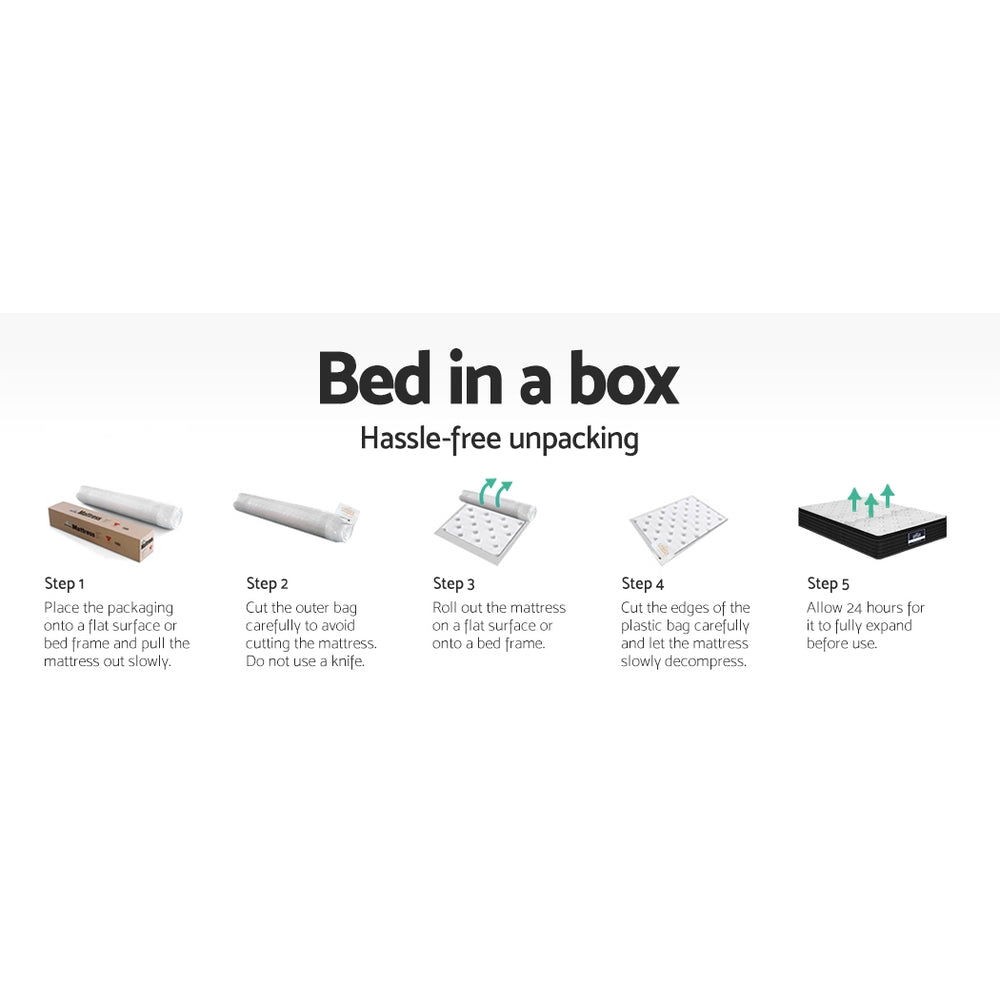 Adara Series Super Firm Pocket Spring Mattress 32cm Thick - Queen