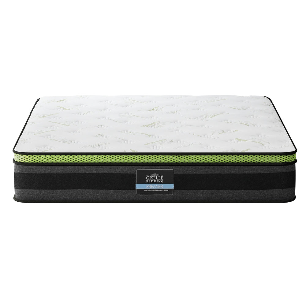 Tiberius Series Cool Gel Mattress 30cm Thick - Double with breathable mesh side panels and medium firm support