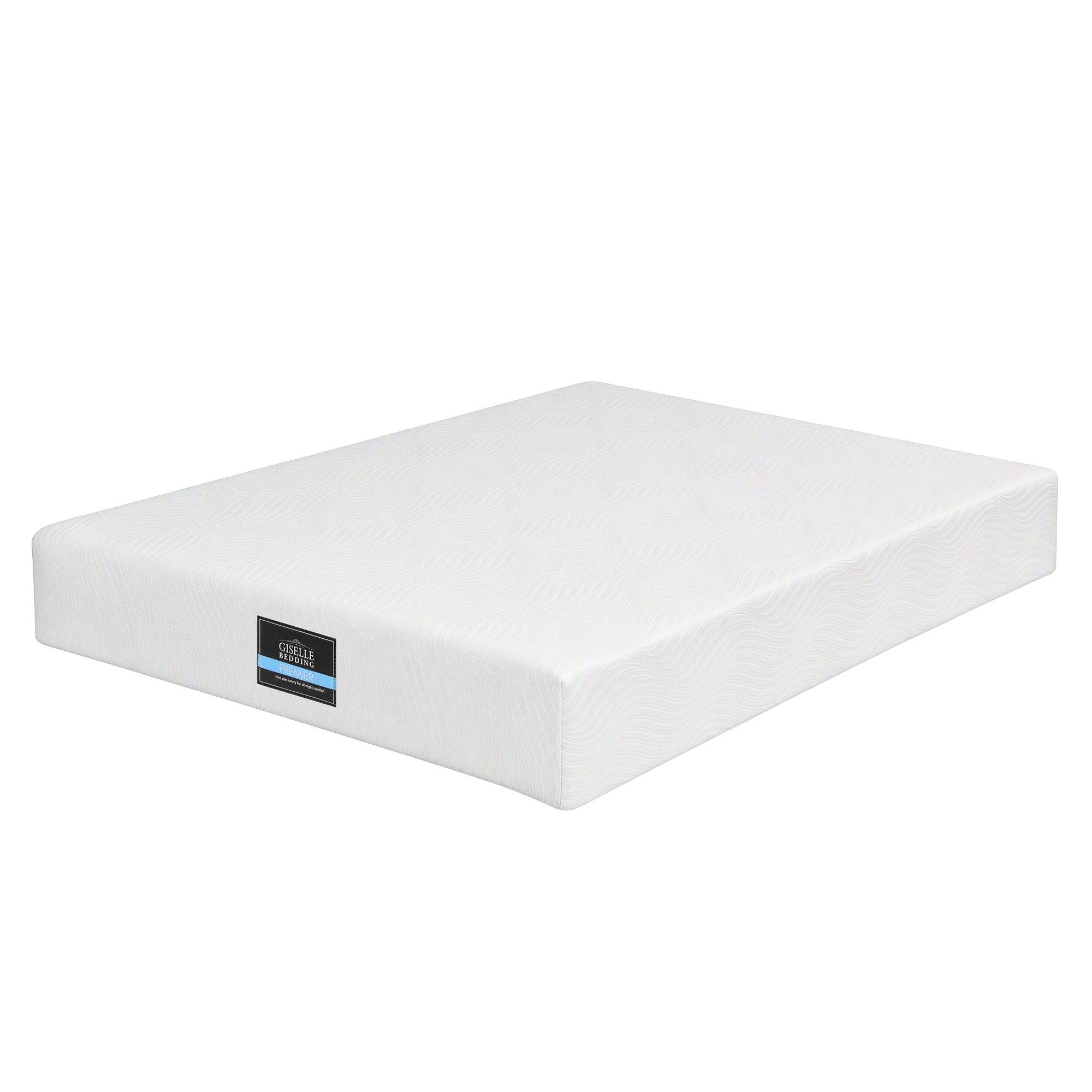 25cm Queen Hybrid Mattress with Gel Foam and Edge Support - White