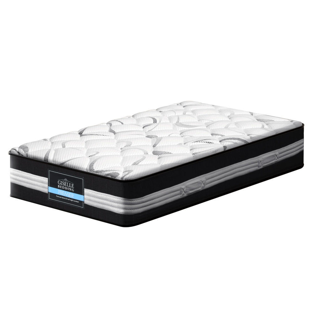 Mykonos Euro Top Pocket Spring Mattress 30cm Thick - King Single