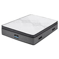 King Mattress 37cm 4-in-1 Adjustable Firmness Cooling Gel Memory Foam Dual-Zone Flippable for Couples