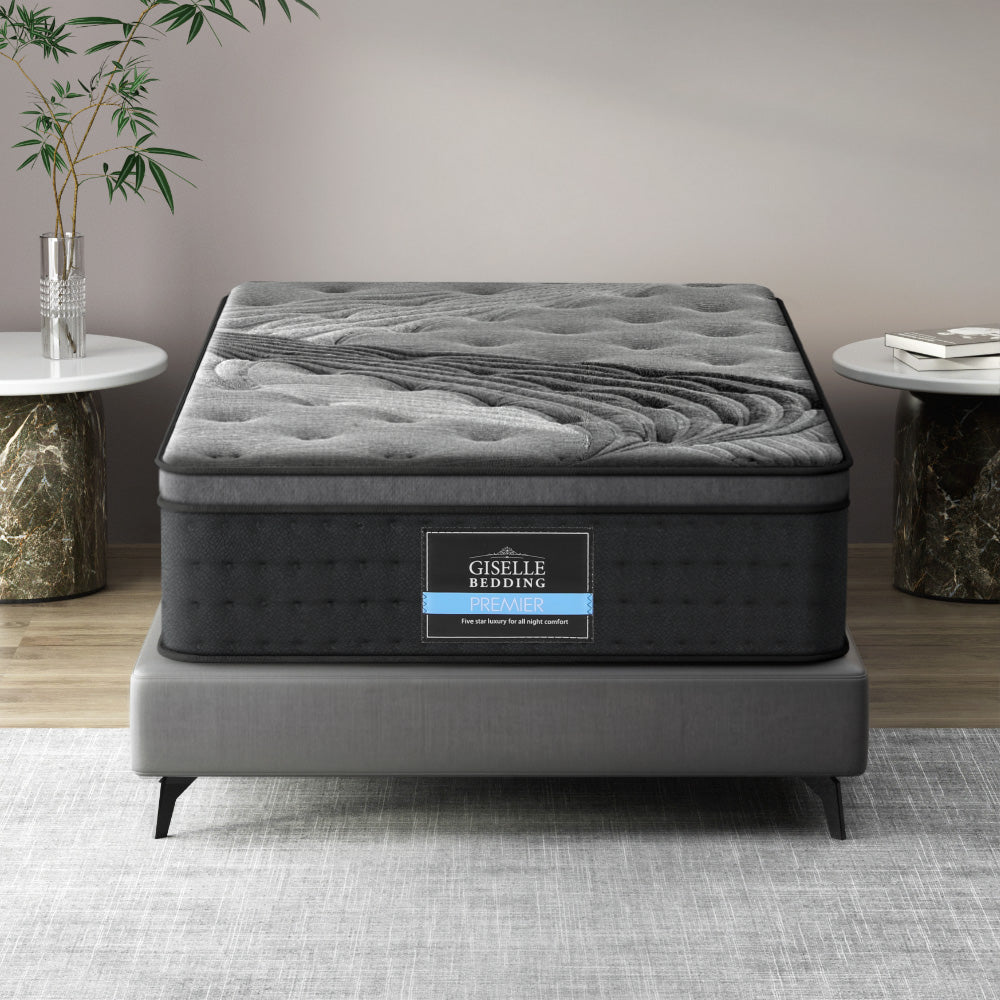 Alanya Euro Top Pocket Spring Mattress 34cm Thick - King Single